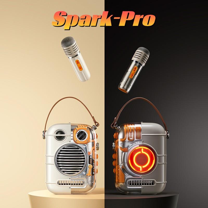 Divoom Spark Pro ポータブルカラオケ デュアル マイク パーティー