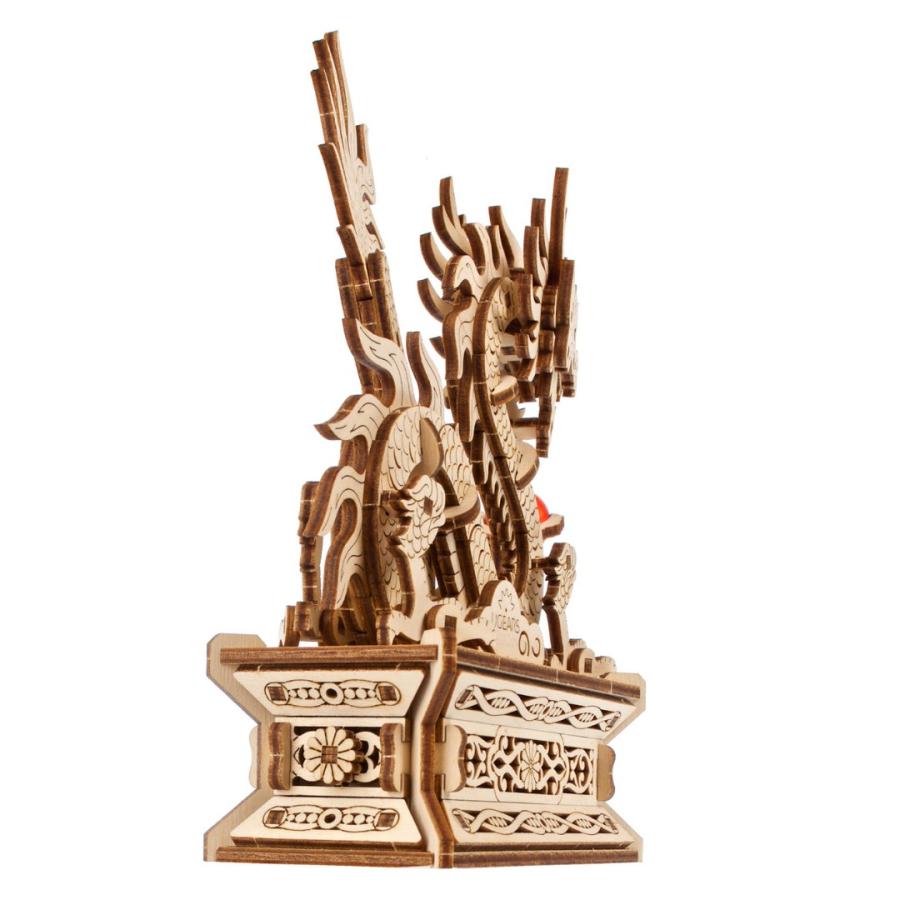 木製 キットウッドドラゴン Wood Dragon 工作 UGEARS カーゴトラック
