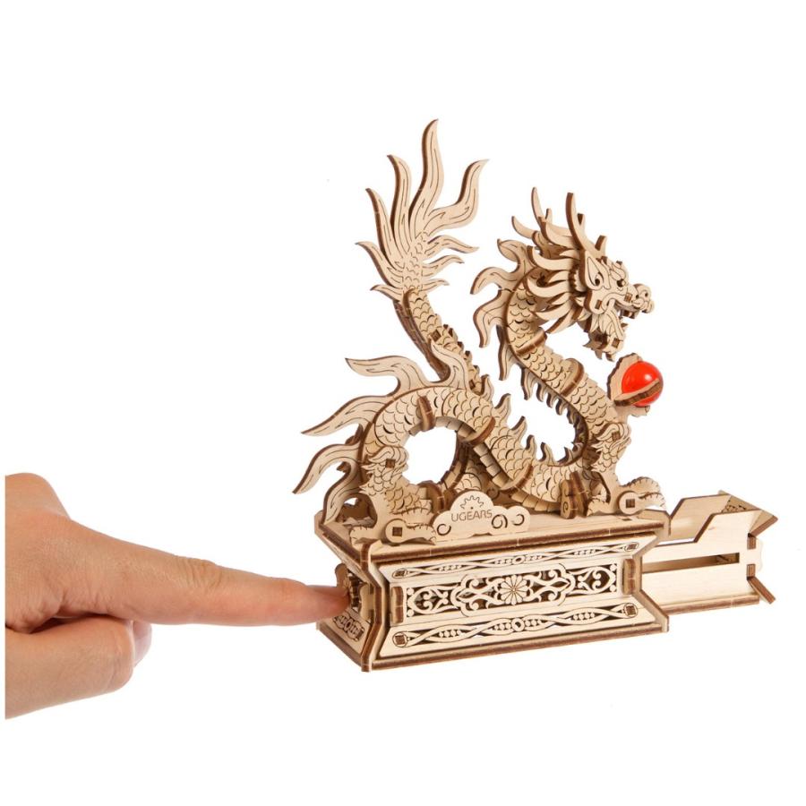 木製 キットウッドドラゴン Wood Dragon 工作 UGEARS カーゴトラック