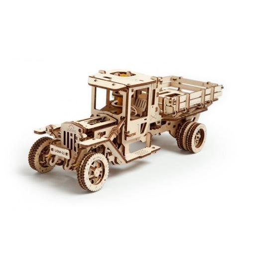 Ugears トラック 70015 Truck UGM-11 木のおもちゃ 3D立体 パズル 知育 ウッドパズル 工作キットの画像