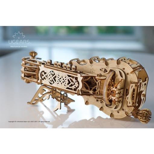 3dパズル UGEARS 木製 ハーディーガーディー  DIY パズル おもちゃ 知育 工作キット ユーギアーズ パズル 子供 父の日 プレゼント ギフト 60代 70代 80代の画像
