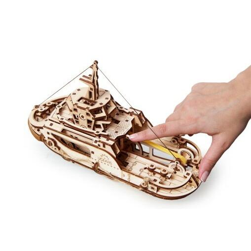 Ugears タグボート 70078 Tugboat 木製 ブロック DIY パズル 組立