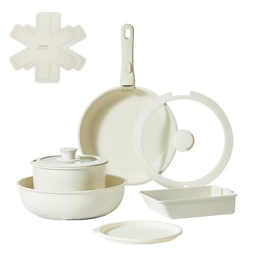 CAROTE カローテ フライパン セット 8点 鍋セット IH&ガス火対応