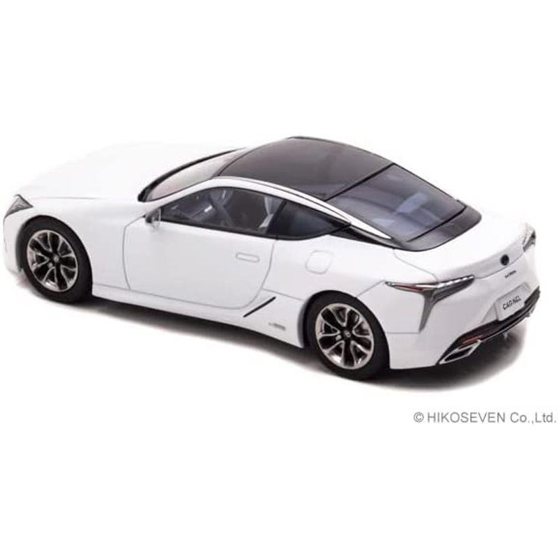 CARNEL 1/43 レクサス LC500h L package (GWZ100) 2017 White Nova 