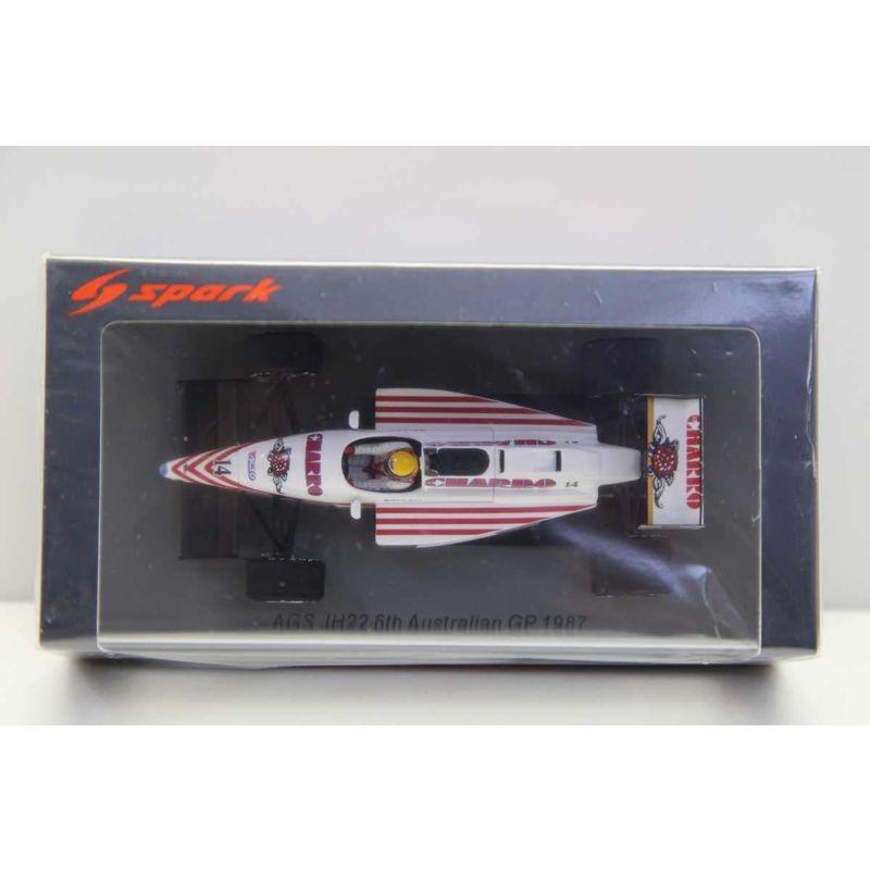 スパークモデル 1/43 AGS JH22 1987 F1 オーストラリアGP 6位 #14 R.モレノ S7221 43C0/168