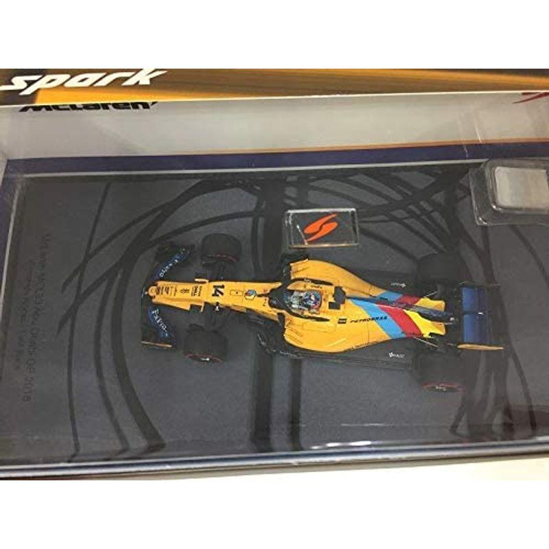 Spark 1/43 マクラーレン ルノー MCL33 F1 アブダビGP2018 アロンソ お急ぎの場合は 注文確定後のキャンセルは 送料をご負担していただく可能性があります ご了承ください