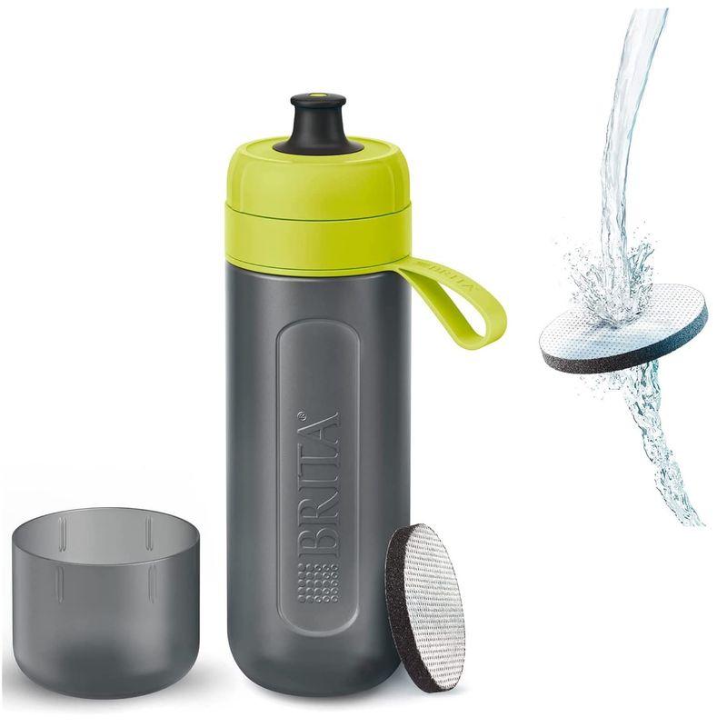 ブリタ 水筒 携帯用 浄水ボトル 600ml アクティブ ライム マイクロ
