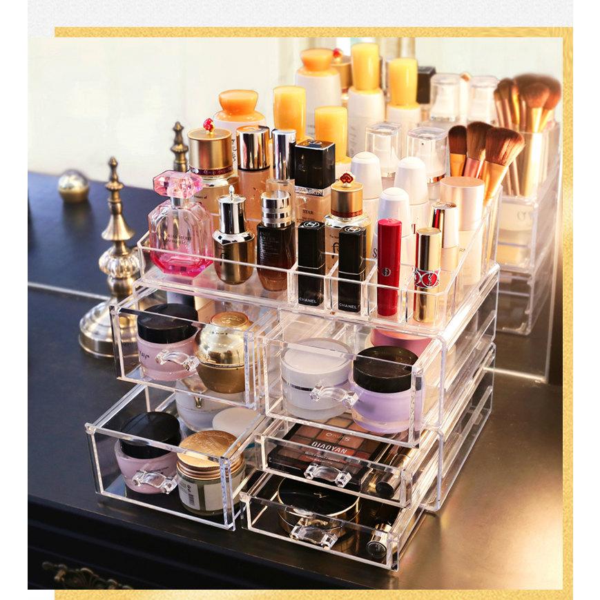 コスメ収納 化粧品収納 メイク収納 美容グッズ 化粧水 ヘアケア用品 ケア用品 整理 引き出し 綺麗 シンプル 棚 クリア美しい Aea44b Aea44b ライバルはデパートgracefulsmile 通販 Yahoo ショッピング