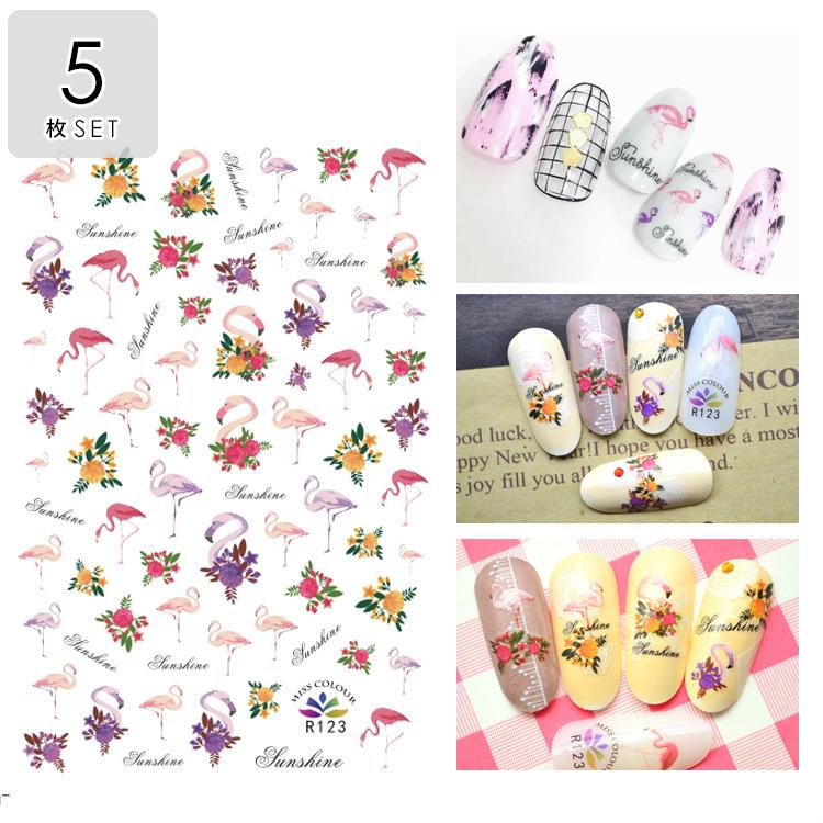 ネイルシール デコパーツ セット 福袋 セルフネイル シール 動物 アニマル フラミンゴ うさぎ 犬 可愛い ブラック ホワイト ブラウン マニキュア Aeb11 Aeb11 ライバルはデパートgracefulsmile 通販 Yahoo ショッピング
