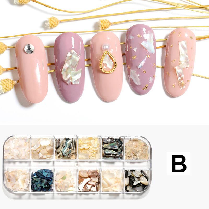 ネイルジュエリー ネイルパーツ ビジュー デコパーツ セット 福袋 ネイルアート 3dアート 立体的 貝 グラデーション ストーン Aeb26 Aeb26 ライバルはデパートgracefulsmile 通販 Yahoo ショッピング