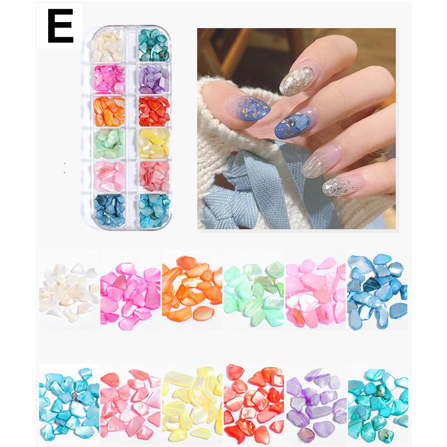 ネイルジュエリー ネイルパーツ ビジュー デコパーツ セット 福袋 ネイルアート 3dアート 立体的 貝 グラデーション ストーン Aeb26 Aeb26 ライバルはデパートgracefulsmile 通販 Yahoo ショッピング