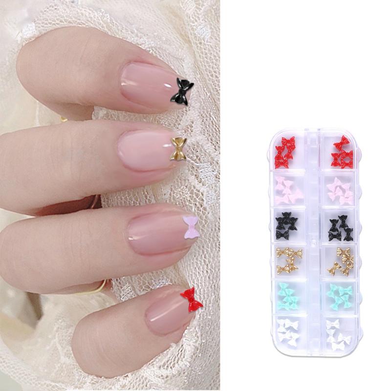 ネイル ネイルシール パーツ デコパーツ セルフネイル 春ネイル ネイルアート リボン ステッチ 小さめ キュート 無地 レッド Ahx44 Ahx44 ライバルはデパートgracefulsmile 通販 Yahoo ショッピング