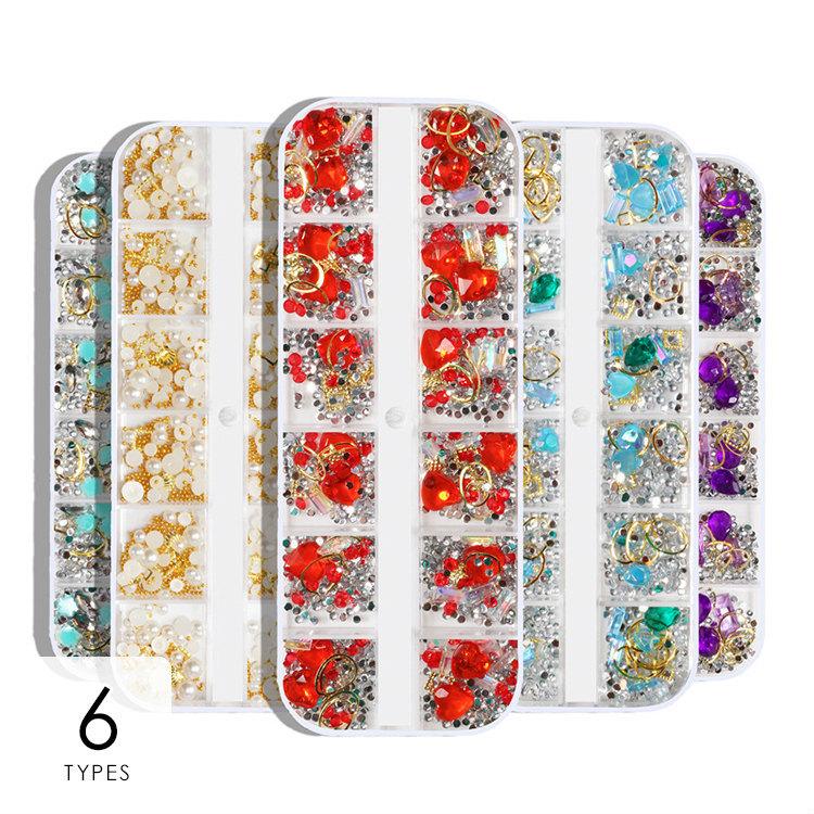 ネイル ネイルシール パーツ デコパーツ セルフネイル 春ネイル ネイルアート ラインストーン パール ビジュー キラキラ ハート 雫 クラシック Ahx54 Ahx54 ライバルはデパートgracefulsmile 通販 Yahoo ショッピング