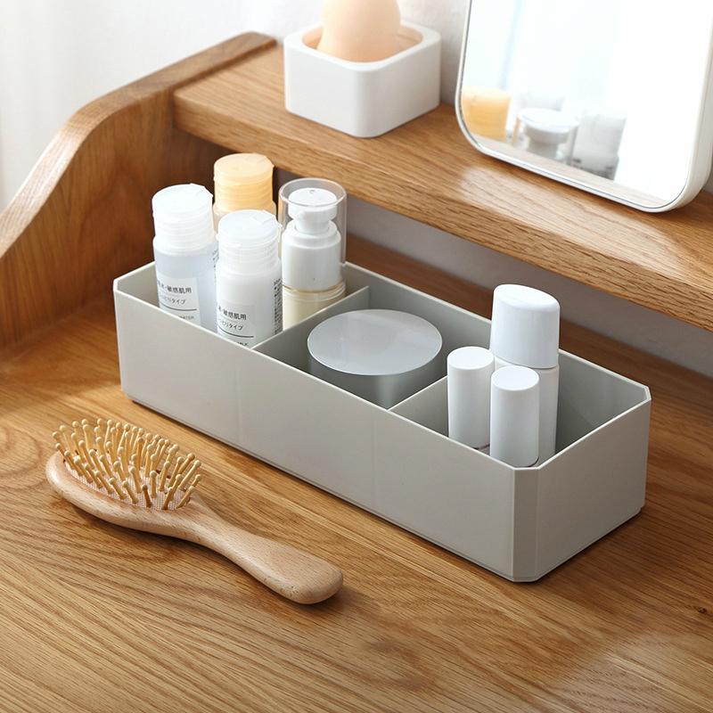 メイクボックス メイク収納 メイク用品 収納ケース スクエア 長方形 蓋つき スキンケア収納 コンパクト シンプル ピンク ホワイト モノトーン Aia Aia ライバルはデパートgracefulsmile 通販 Yahoo ショッピング