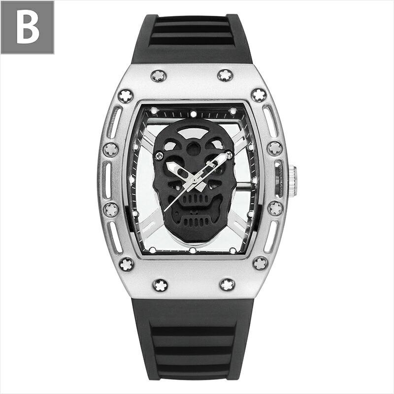 アウトレット 店舗 卒業式 卒園式 入学式 入園式 ママ 腕時計 メンズ 6色あり 蓄光 3atm防水 ドクロ 男 高級感 おしゃれ 大人気 ファッション時計 ファッションアイテム Aoa55 大手チェーン店 Admd Info