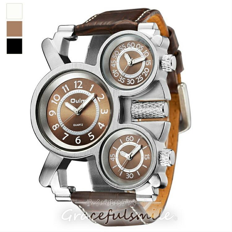 3色あり 腕時計 メンズ 男 蓄光 １０m防水 高級感 おしゃれ 大人気 ファッション時計 ラッピング無料 代 30代 40代 50代 60代 父 退職祝い ブラウン Aoc Aoc ライバルはデパートgracefulsmile 通販 Yahoo ショッピング