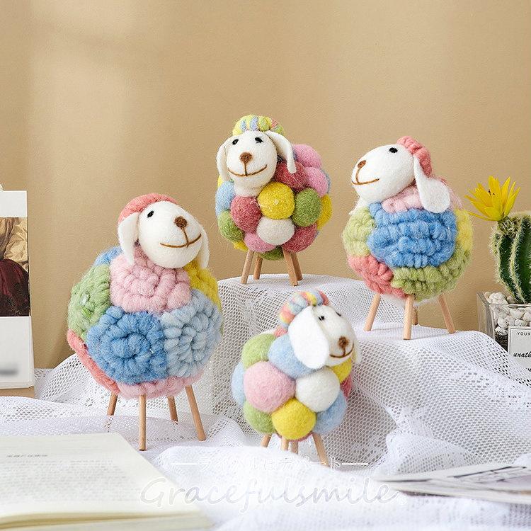 ちりめん細工・ひつじ・人形