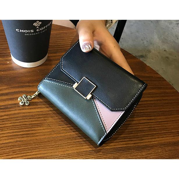 ミニ財布 財布 本革 小銭入れ レディース財布 クレジットカードケース カードケース 大容量 カード入れ スリム 薄型 小銭入れ お出かけ Bac24 スリム Bac24 折り畳み財布 ライバルはデパートgracefulsmile ブルー