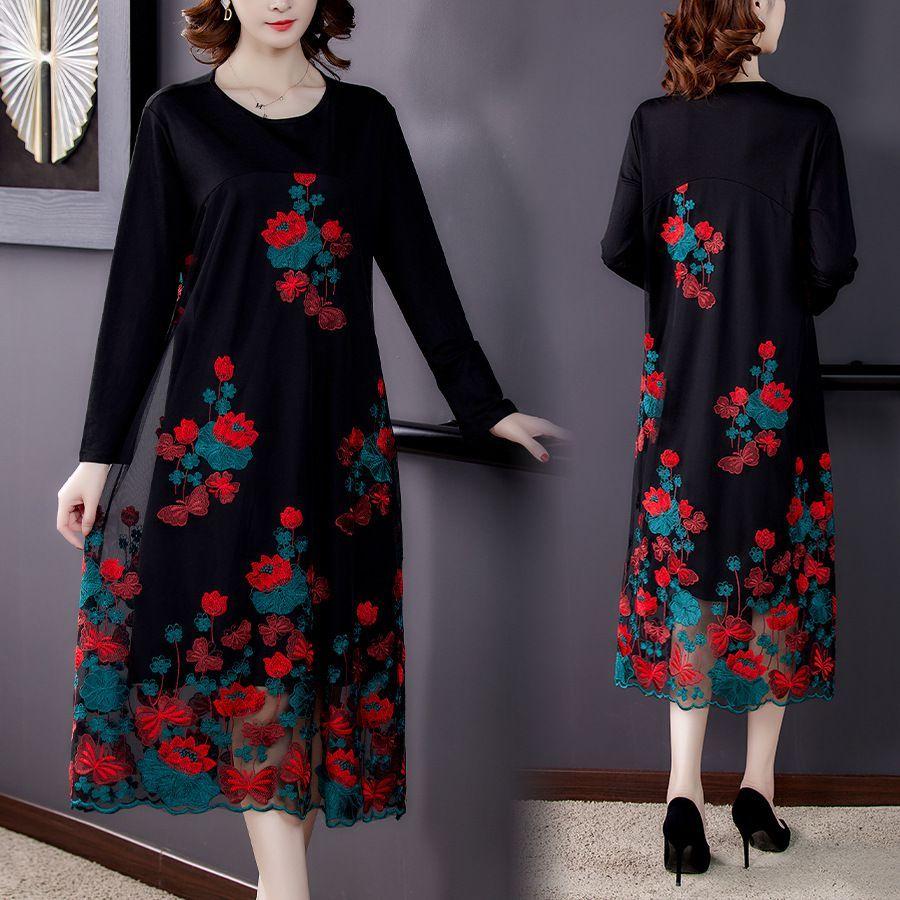 リアルサープラス ワンピース 丸首 花柄 蝶 膝下丈 ブラック 刺繍 ロマンティック ふんわり 大人カジュアル フェミニン 大胆 発表会 パーティー 美脚 Cki33 Cki33 ライバルはデパートgracefulsmile 通販 Yahoo ショッピング 激安特価 Globeedconsultancy Com