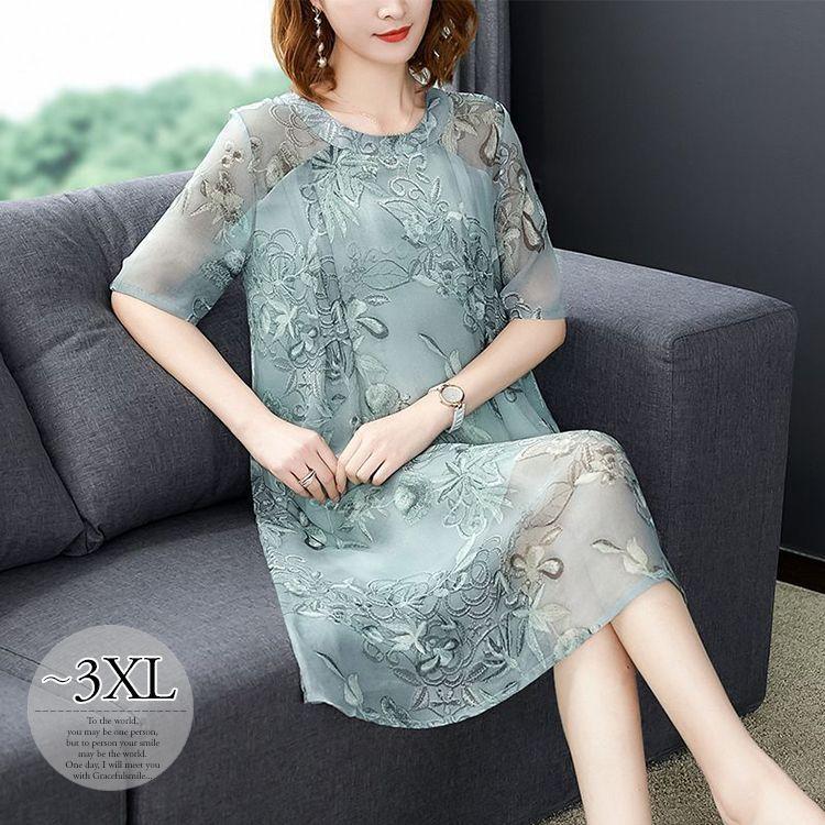 激安ブランド ワンピース ラウンドネック 半袖 シースルー 総柄プリント 膝下丈 クラシカル 甘め 休日 キレイ目 お出かけファッション ドライブ 清楚 Cmb15 Cmb15 ライバルはデパートgracefulsmile 通販 Yahoo ショッピング 無料長期保証 Www Smmacademy Ru