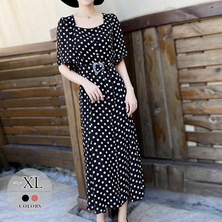 大注目 ワンピース ドット柄 ウエストマーク ロングワンピース デザインボタン 上品 トランペットスリーブ ママ ストリート ガーリー 可愛い Cmc03 Cmc03 ライバルはデパートgracefulsmile 通販 Yahoo ショッピング 60 Off Www Doctor Plan Com