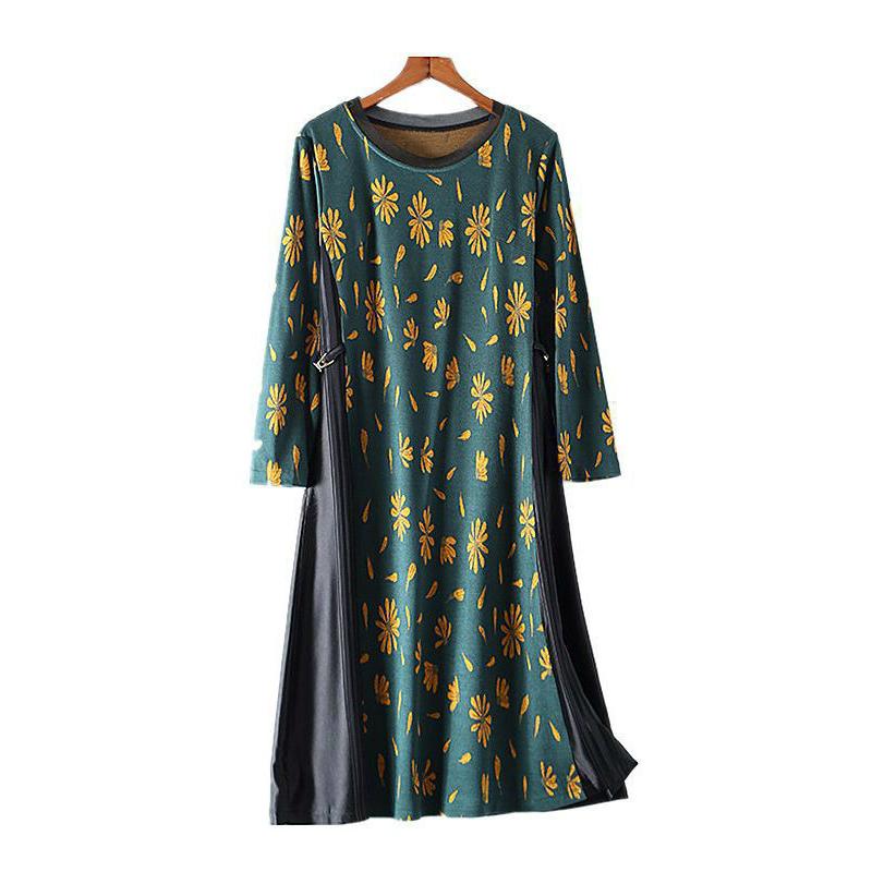 買い純正品 ワンピース ラウンドネック Aライン 膝下丈 クラシカル レトロ ママ 上品 女子旅 リゾート 清楚 女子会 キレイ目 休日スタイル かわいい 可愛い クール Coe60 最大級 Www Superavila Com