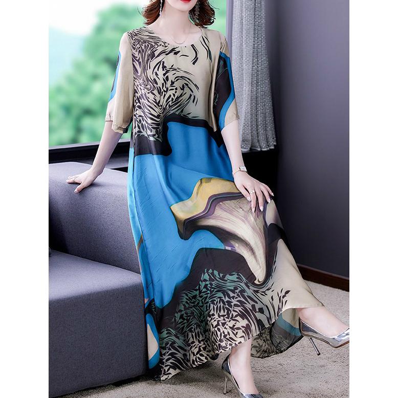 開梱 設置 無料 パーティー 結婚式 服装 ワンピース 春 きれいめ おしゃれ レディース ラウンドネック 丸首 柄 エレガント シック 華やか 個性派 ふんわり イベント Crg ワンピース サイズ 4xl Www Maketheleapcoaching Com