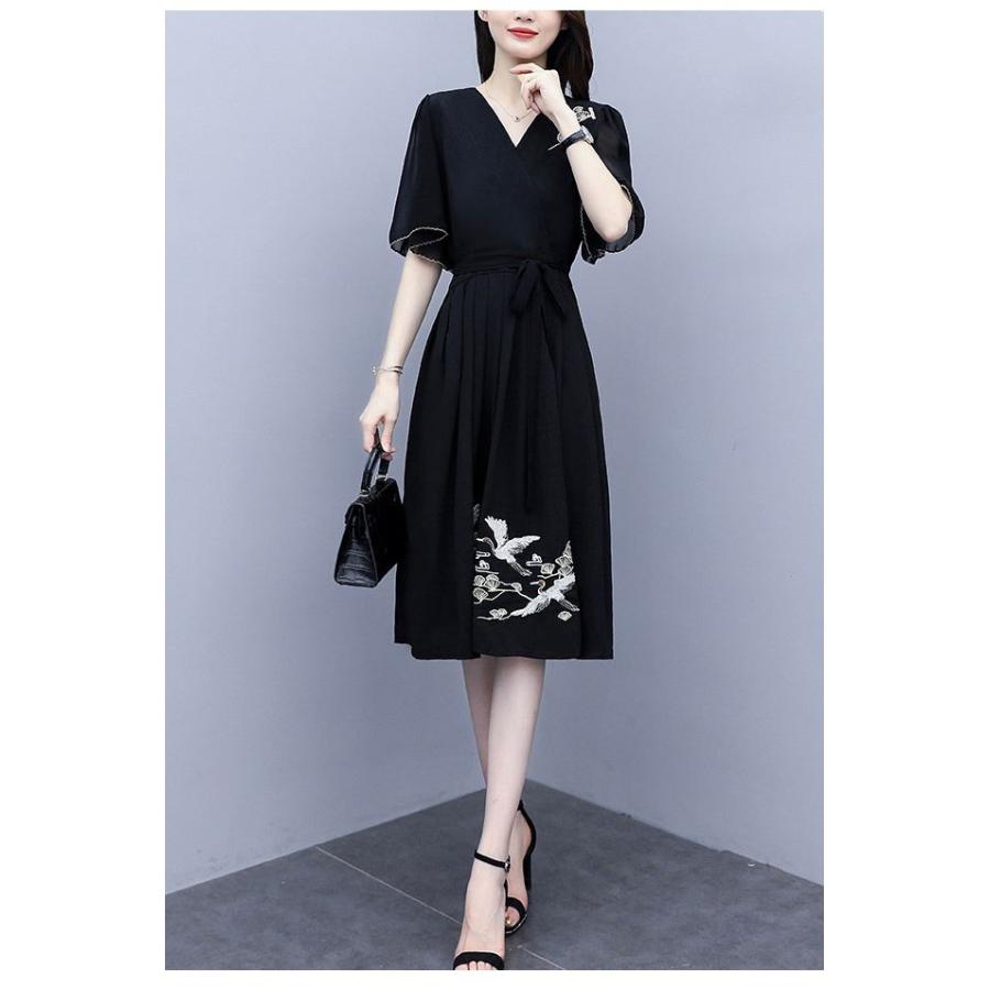 ラッピング無料 ドレス ワンピース 袖ゆったり ウエストリボン カシュクール 大きい 和モダン キレイ目 ステージ 二次会 入学式 舞台 トレンドファッション 上品 Eio28 Eio28 ライバルはデパートgracefulsmile 通販 Yahoo ショッピング 春バーゲン