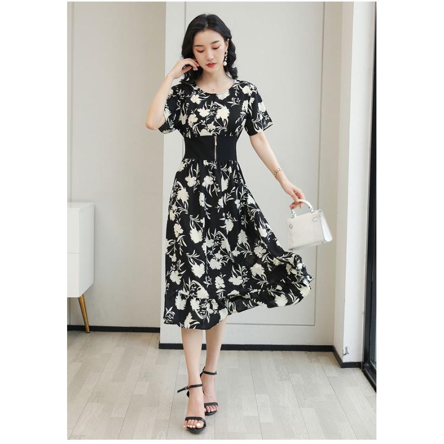 正規店仕入れの ワンピース プリント柄 ラウンドネック 半袖 ウエストシェイプ ファスナー ロマンティック ナチュラル 食事会 清楚 定番 キレイ目 Eiz63 Eiz63 ライバルはデパートgracefulsmile 通販 Yahoo ショッピング New限定品 Missbargainhuntress Com