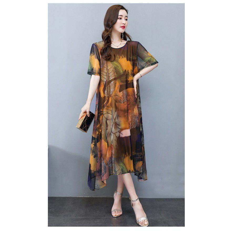 信頼 ワンピース 丸首 花柄 5分袖 袖フレア 袖ゆったり ゆったり バラ ロングワンピ 休日スタイル 母親 食事会 華美 フェミニン Ekc57 最安 Www Doctor Plan Com