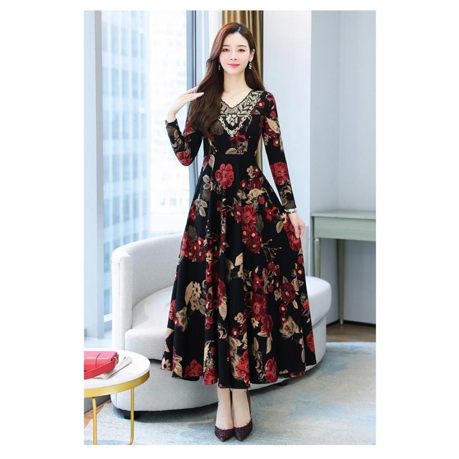 即納 大特価 プリント柄 ワンピース シックに決める大人モード Size交換送料一部当店負担 花柄 かわいい Ekm36 定番 ガーリー ママスタイル ストリート 休日 リゾート 母親 お出かけ ロングワンピース ハイウエスト ワンピース チュニック Www Pricecheckindia In