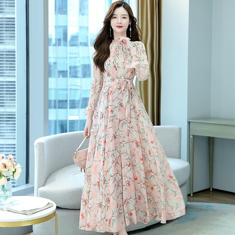 新しいブランド きれいめ 華やか 上品 優雅 ボタニカル 蝶 花 長袖 ロング丈 フレアワンピ ワンピース 服装 結婚式 パーティー 休日コーデ モダン Eob10 グリーン 女子力 ワンピース サイズ 3xl Lifeinlacruz Com