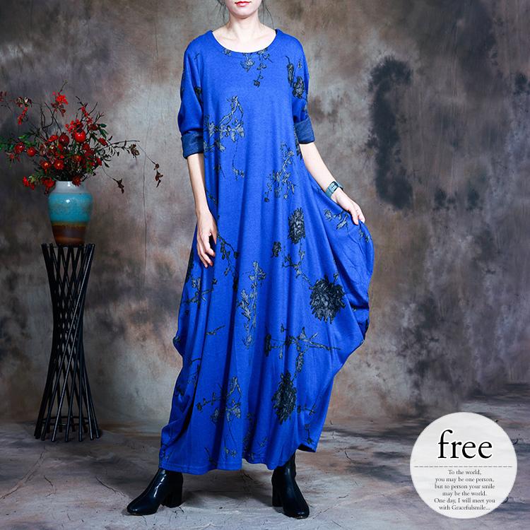 輝い リラックス おしゃれ 大人スタイル ロング丈 ラウンドネック レディース ワンピース 個性が輝く貴方だけのコーデに Size交換送料一部当店負担 ミセス Oix 魅力的 女子会 デート おしゃれ ブラック ブルー ワンピース チュニック Abcautotransport Com