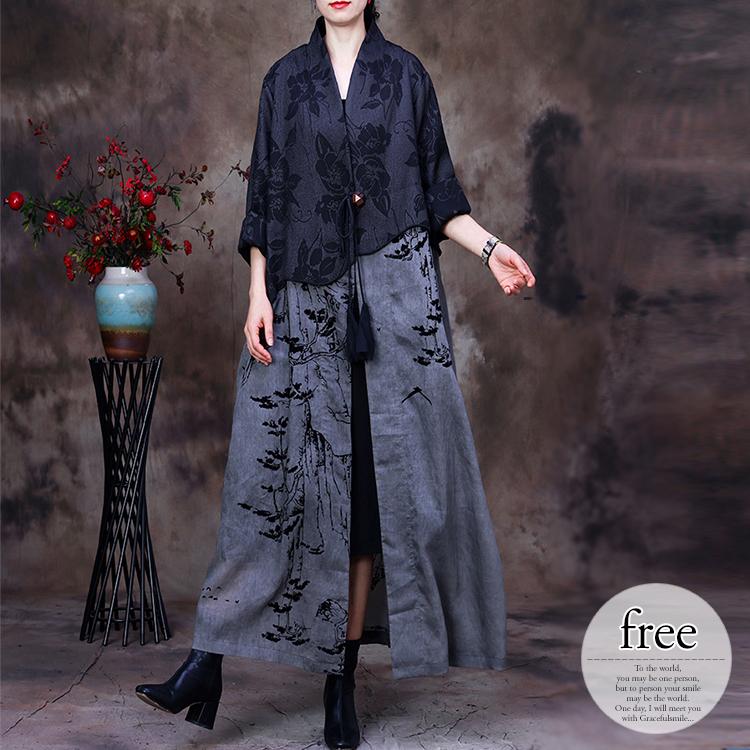 お買得 大きいサイズ レディース スプリングコート ロングコート トレンチコート マキシ丈ワンピース デート Okb14 かっこいい クール 個性的 シック 羽織り物 長袖 その他コート アウター サイズ フリーサイズ Www Maketheleapcoaching Com