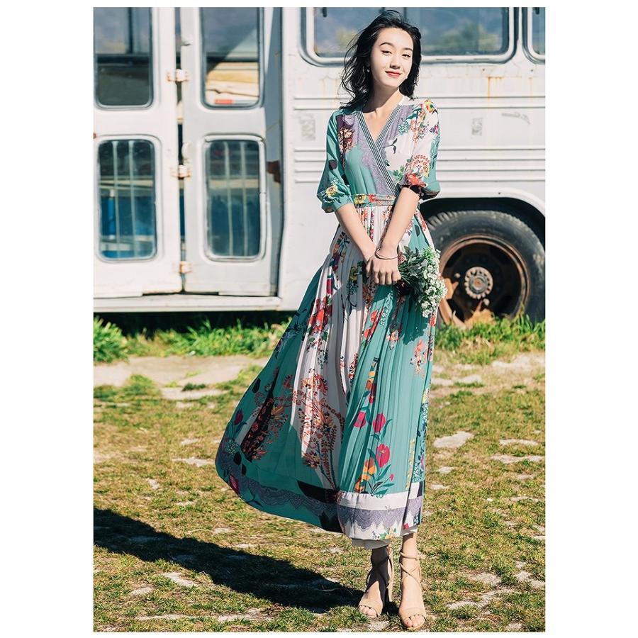 ワンピース マキシ丈 ロング リゾートワンピース 大人 レディース 大きいサイズ 夏 きれいめ ホワイト グリーン 白 緑 ミセス Pck81 Pck81 ライバルはデパートgracefulsmile 通販 Yahoo ショッピング