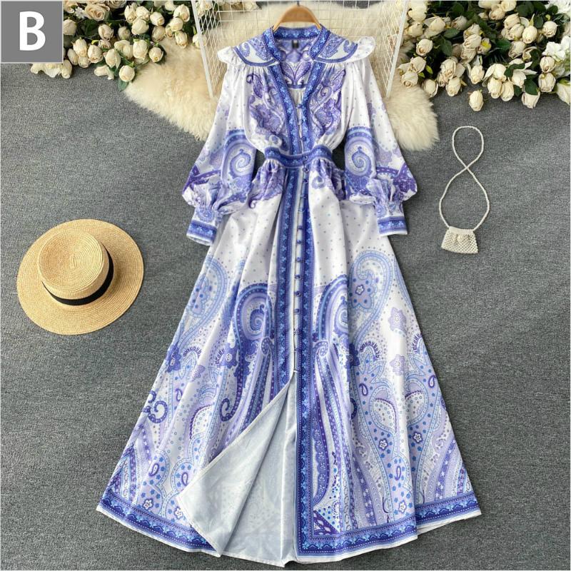 プレゼントを選ぼう ペイズリー柄 ボリュームスリーブ フリル シャツワンピース ワンピース 服装 結婚式 パーティー ドレス 清楚 Poa53 マダム 優雅 異国情緒 クラシカル ワンピース サイズ M Pathwaysfl Org