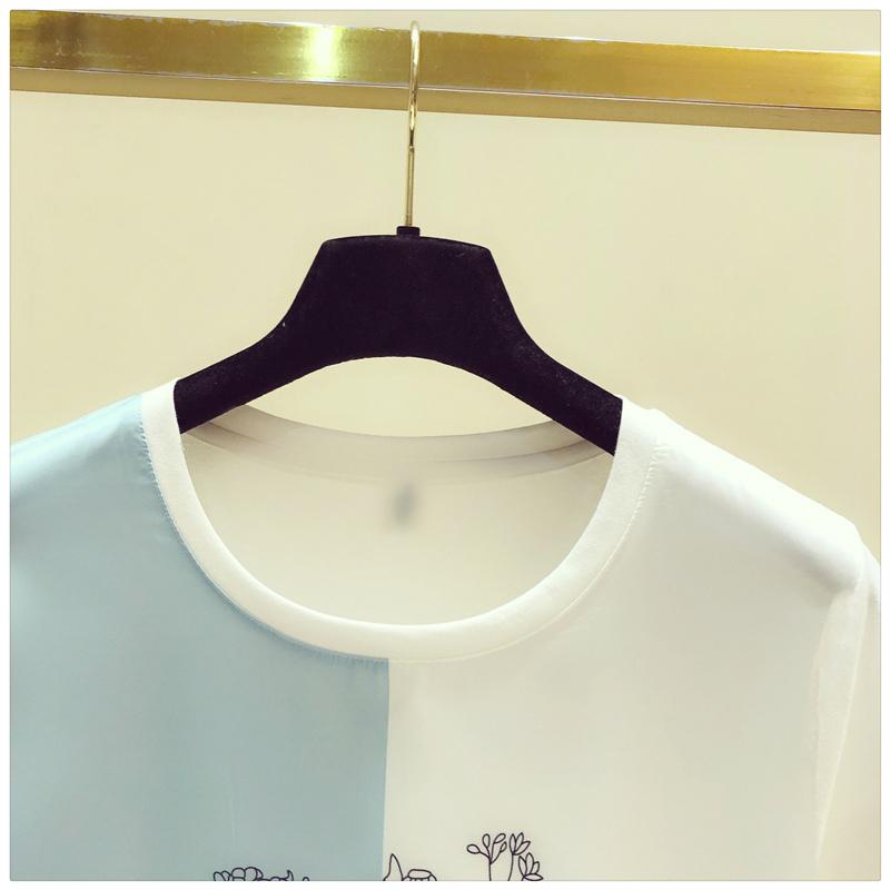 人気ブランドの新作 爽やか 大人カジュアル イラスト 花柄 丸首 ラウンドネック 大人かわいい レディース 春 半袖 トップス Tシャツ エレガント 魅力的 Poi46 ホワイト 涼し気 半袖 サイズ S Www Svom Eu