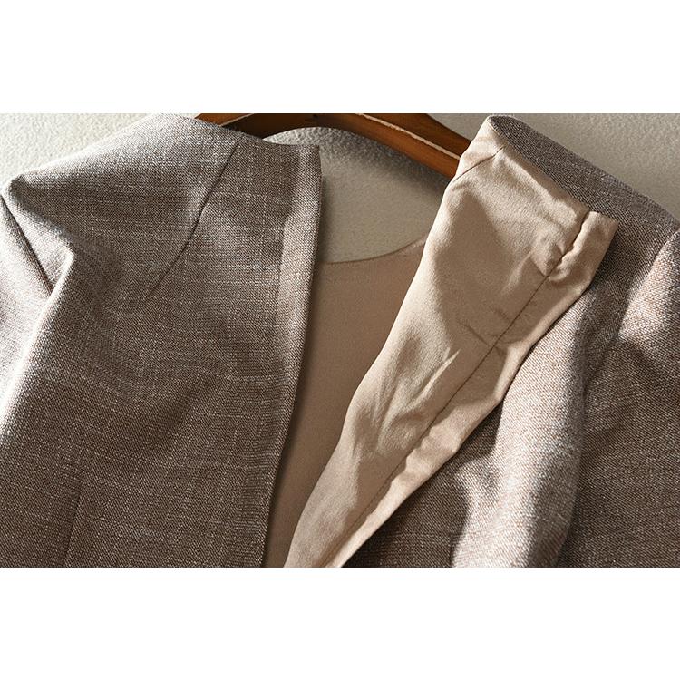 パーティー 結婚式 服装 ドレス ワンピース 披露宴 パーティードレス 刺繍 鳥 和テイスト タイトワンピ 膝丈 ラウンドネック ブラウン 魅力的 Res65 多様な