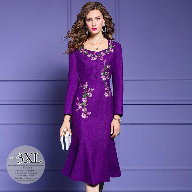 ライバルはデパートgracefulsmileのドレス ワンピース お花柄 ボタン 刺繍 クルージング 大人カジュアル 可憐 フォトジェニック 定番 きれいめ オペラ鑑賞 クラシックコンサート Wem41 Wem41ならyahoo ショッピング ランキングや口コミも豊富なネット