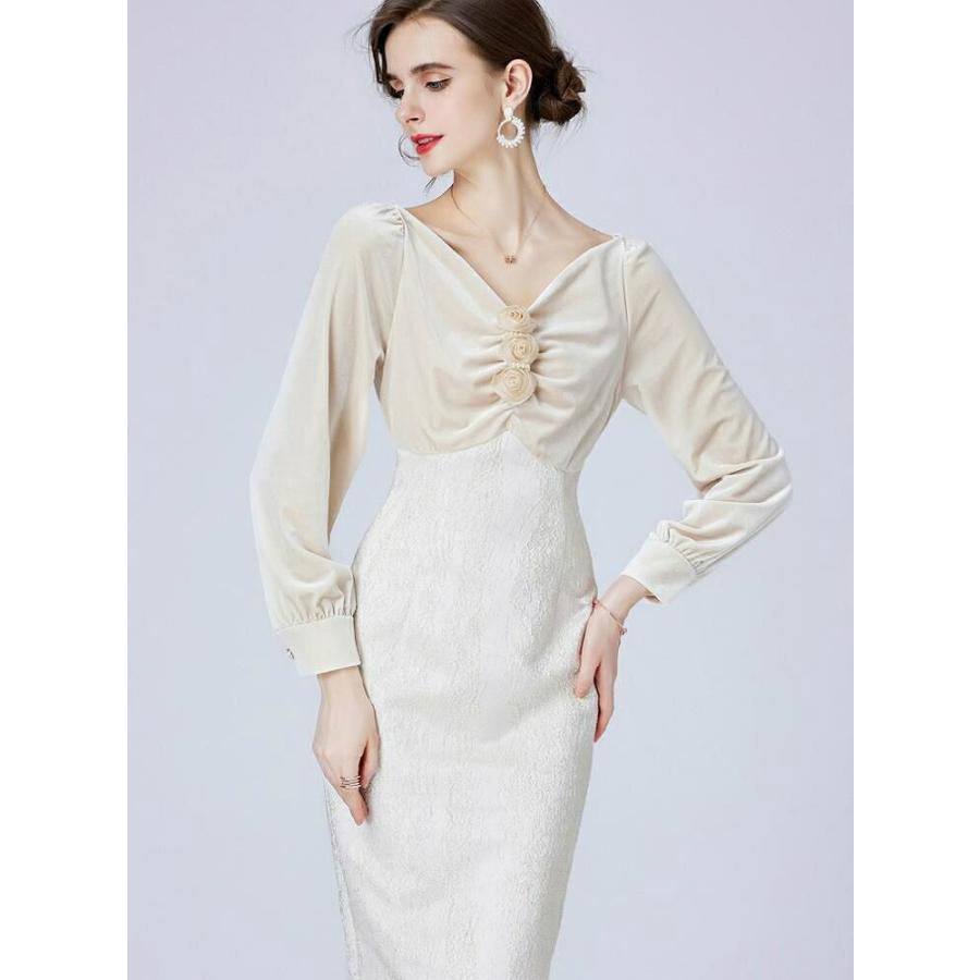 は自分にプチご褒美を 女子旅 お出かけ ママ 上品 かわいい 定番 母親 切り替えデザイン フェミニン 大人可愛い フラワー スリット ファスナー ウエストシェイプ ギャザー ワンピース デート 休日 Wgi40 清楚 ドライブ ストリート キレイ目 きれいめ お出かけ