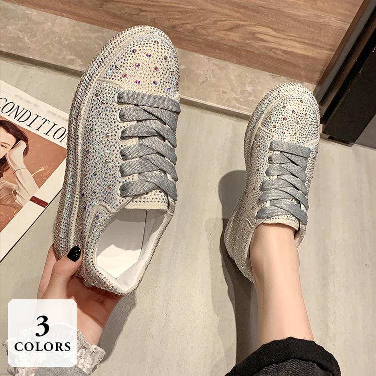 激安販売 スニーカー スリッポン レディース かわいい ビーズ カラフル アクセント 紐 歩きやすい オシャレ ブラック ベージュ ホワイトイベント 魅力的 Zcz72 日本早割 Superavila Com