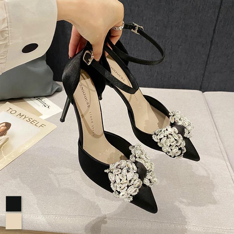 直売大特価 パンプス ハイヒール 結婚式 パーティー お呼ばれ 披露宴 二次会 謝恩会 履きやすい 歩きやすい 脱げない 痛くない ベージュ ブラック ナチュラル Zem58 大感謝祭セール Miracleleaffl Com