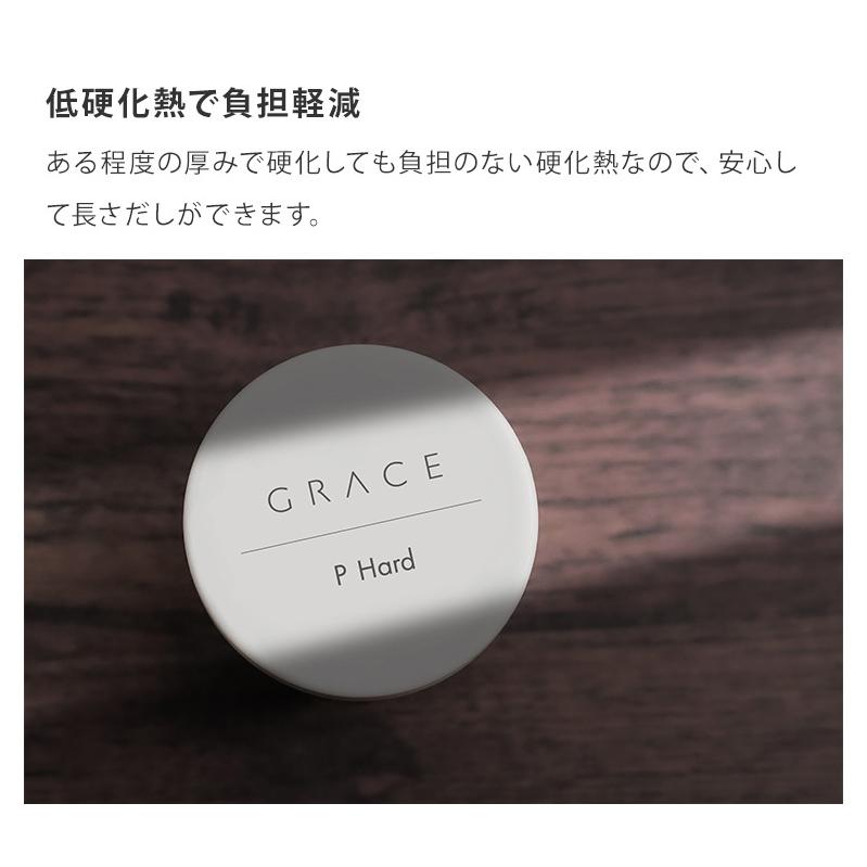 HEMAフリー ハードジェル 低硬化熱 ふき取るとツヤツヤの光沢  Pハード120mlの画像