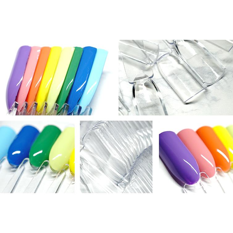 ゆうパケット対象商品 カラージェル カラーチャート カラー見本 クリア カラーチャートスティック 50本入り 色見本 入荷予定