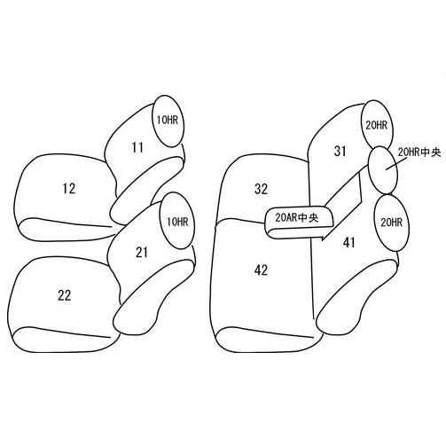 新着20%Off ヴェゼル ベゼル シートカバー RV3 RV4 クラッツィオ キルティング タイプ EH-2012 シート 内装