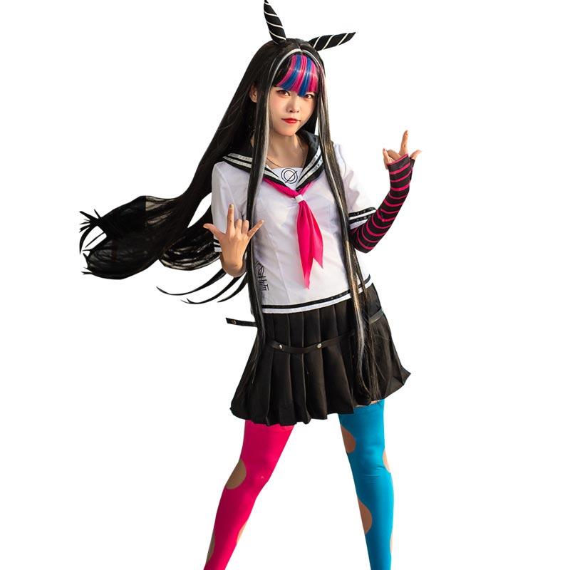澪田唯吹 コスプレ衣装 ウイッグ ダンガンロンパ2 Dangan Ronpa
