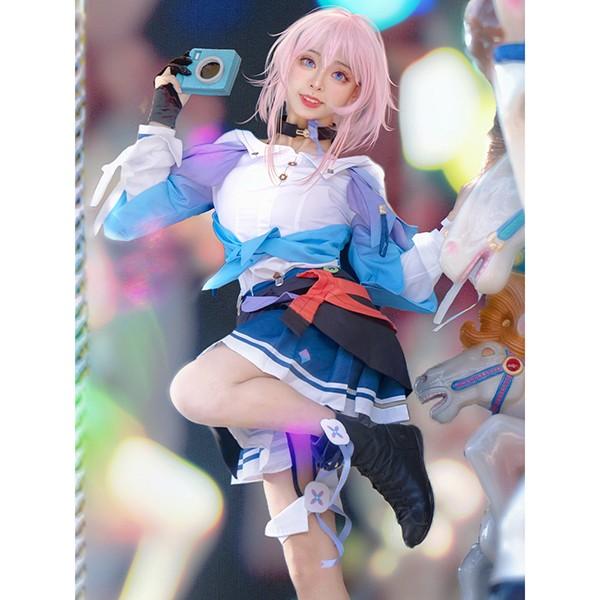 崩壊：スターレイル 三月なのか みつきなのか コスプレ衣装 コスプレ 学園祭 イベント ウィッグ 靴 学園祭 イベント ウィッグ  靴 選択可能_9