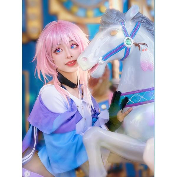 崩壊：スターレイル 三月なのか みつきなのか コスプレ衣装 コスプレ 学園祭 イベント ウィッグ 靴 学園祭 イベント ウィッグ  靴 選択可能_11