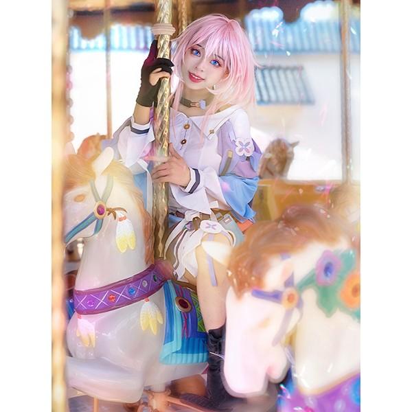 崩壊：スターレイル 三月なのか みつきなのか コスプレ衣装 コスプレ 学園祭 イベント ウィッグ 靴 学園祭 イベント ウィッグ  靴 選択可能_12