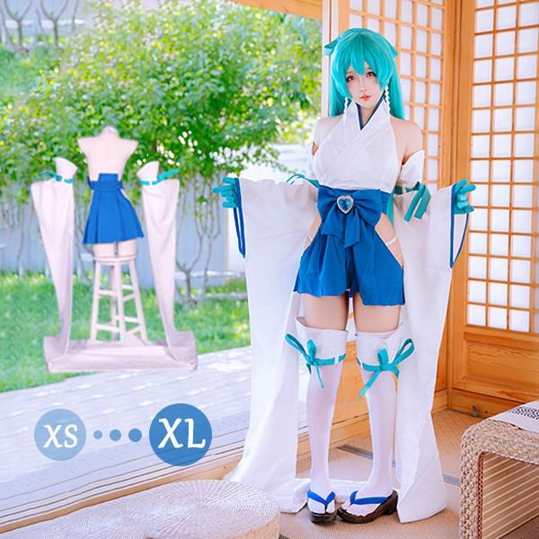 魔法少女にあこがれて マジアアズール 薄氷巫女 コスプレ衣装  